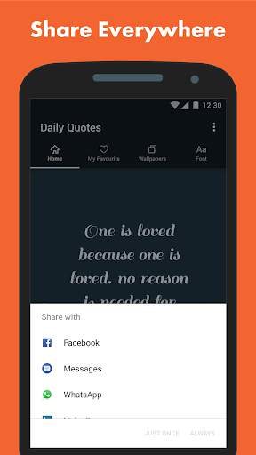 Motivational Quotes” App screenshot 5
