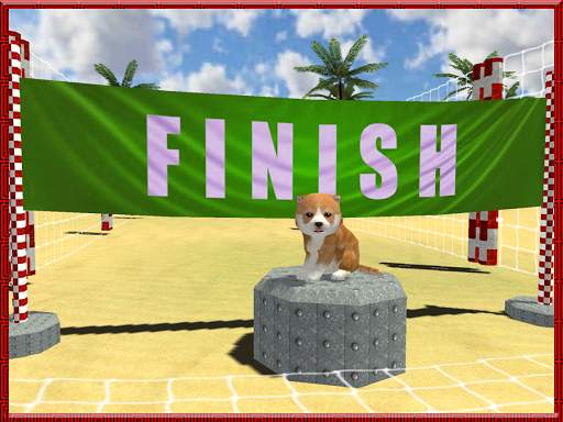 Cat Dog Pets Beach Stunts Sim screenshot 10