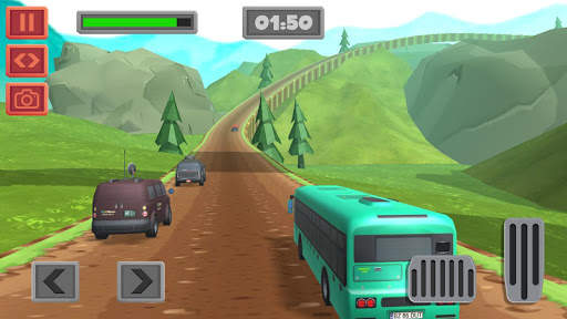 Mountain Bus Racing Online - Hill Climb Racing скриншот 5