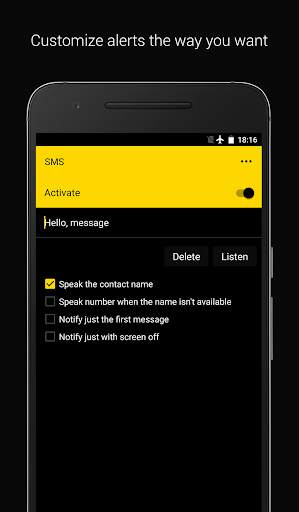AlertBee Free - Voice Notifications screenshot 4