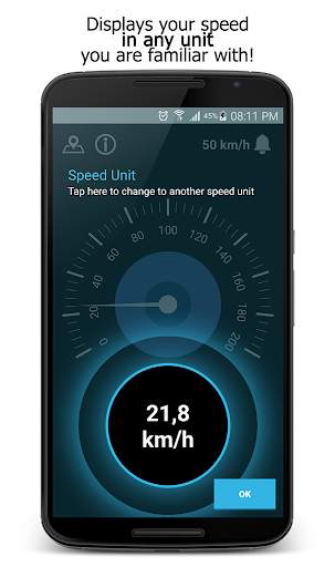 WhatSpeed: With Speeding Alarm screenshot 1