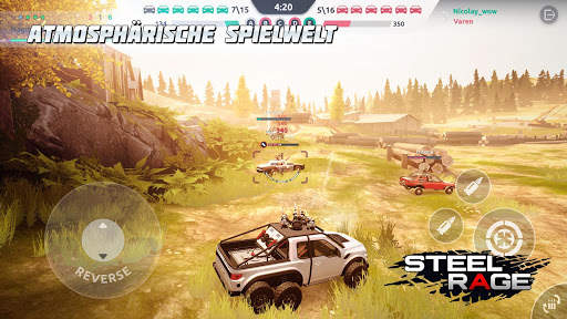 Steel Rage: Mech Cars PvP War screenshot 1