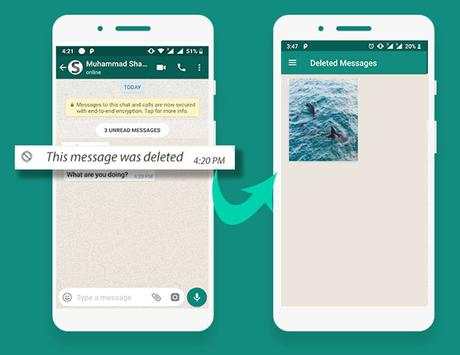 View Deleted Messages & Photos - Status Saver screenshot 2