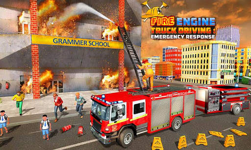 Fire Engine Truck Driving : Emergency Response screenshot 4
