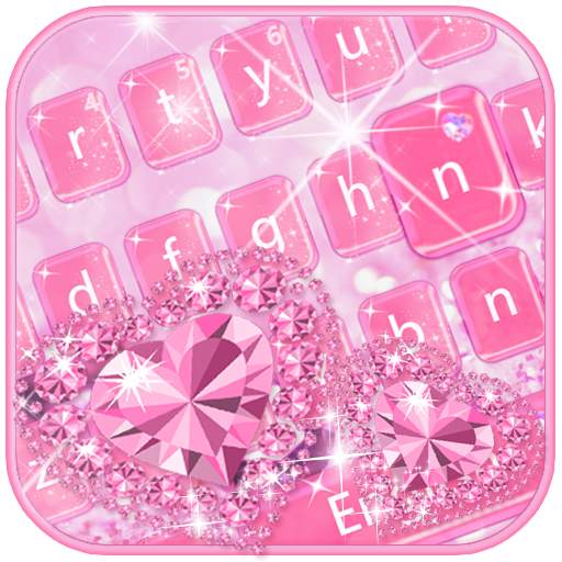 Love Diamond Keyboard Theme 10002000