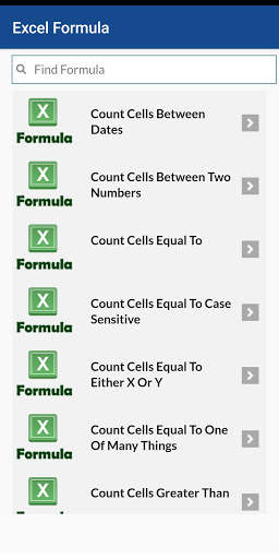 Formula Function & Shortcut app for MS Excel screenshot 3