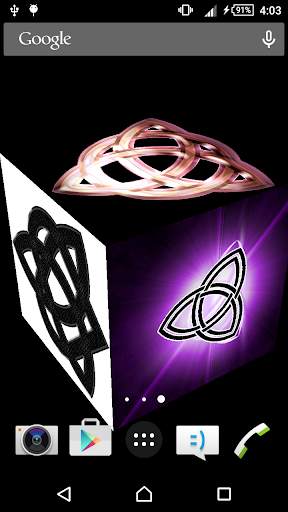 Triquetra Live Wallpaper screenshot 1