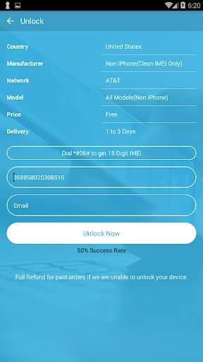 Cheap Unlock Network Code for Motorola SIM screenshot 2