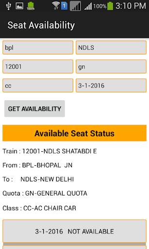 Indian Rail T&T screenshot 6
