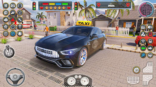 City Taxi Simulator Taxi games screenshot 2