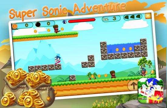 Amazing Sonic Run Adventure Dash screenshot 3