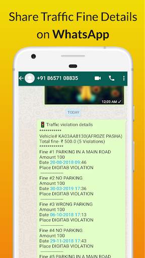 Bangalore Traffic -Check Fines screenshot 6