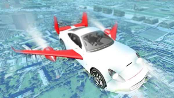 Flying Car Simulation 3d Game;Extreme Car Flyng screenshot 3