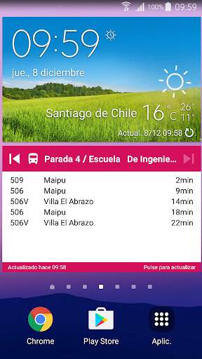 Transantiago Bus Checker screenshot 5