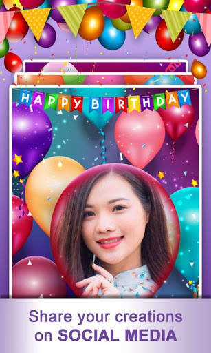 Happy Birthday Photo Frames & Background, Text screenshot 4
