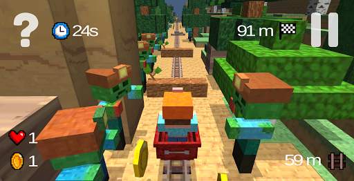 Minecart Zombies screenshot 2