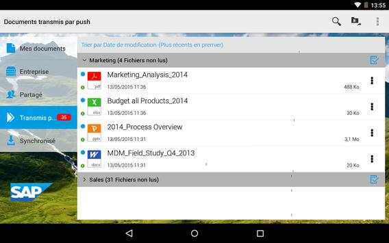 SAP Mobile Documents screenshot 10