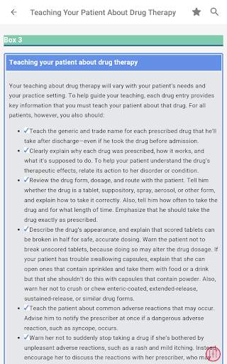 Nurse’s Drug Handbook App screenshot 9