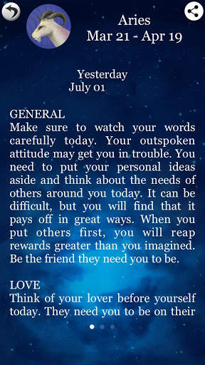 Daily Horoscope Ex screenshot 3