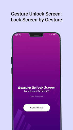 Gesture Unlock Screen: Lock Screen by Gesture screenshot 1