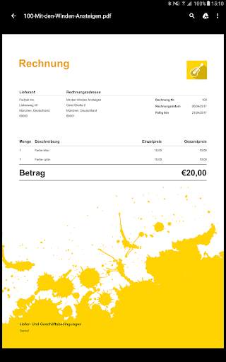 100 freie PDF Vorlagen screenshot 24