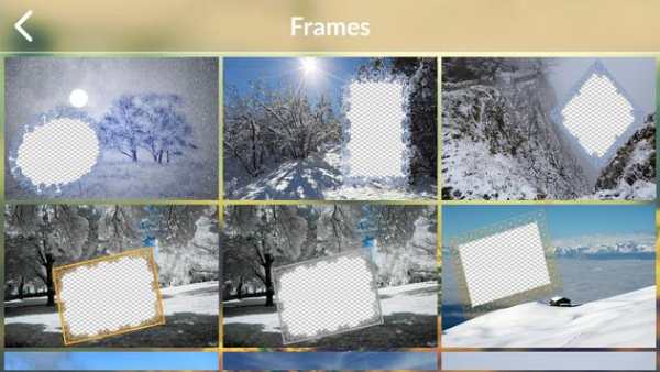 Snowfall Photo Frames screenshot 5