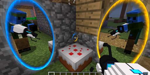 Portal Guns mod for minecraft screenshot 1