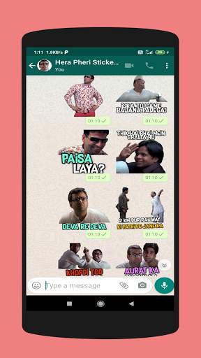 Hera Pheri Stickers For Whatsapp screenshot 4