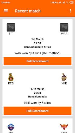 Cricket Live Score screenshot 2