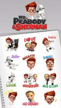 Peabody And Sherman GO Keyboard Sticker 3 تصوير الشاشة