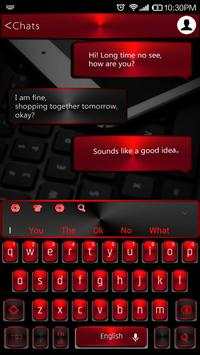 New Black Red Keyboard 1 تصوير الشاشة