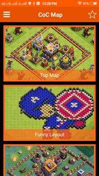 COC Maps - maps, xp calculator 2018 screenshot 1