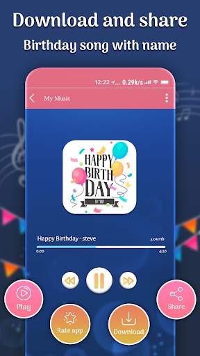 Birthday Song with name - Birthday Video Maker screenshot 5