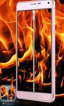 Fire Screen Zipper Lock Free screenshot 1