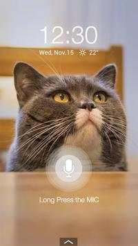 Voice detection style lock screen for prank screenshot 8