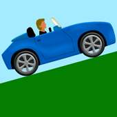 car mountain game logo