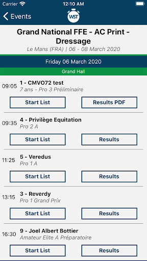 WST App screenshot 2