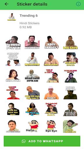 Hindi Stickers Funny WASticker screenshot 5