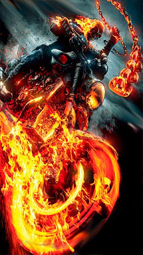 Fire Skull Live Wallpaper screenshot 4