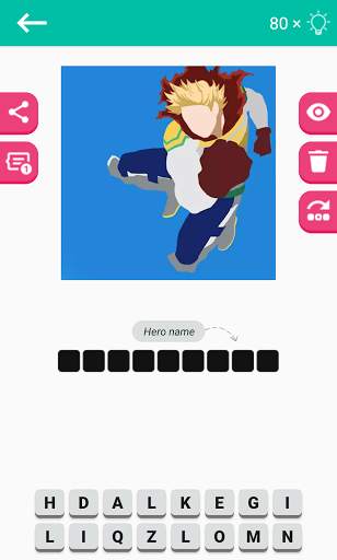 Guess My Hero Name - My Hero A screenshot 2