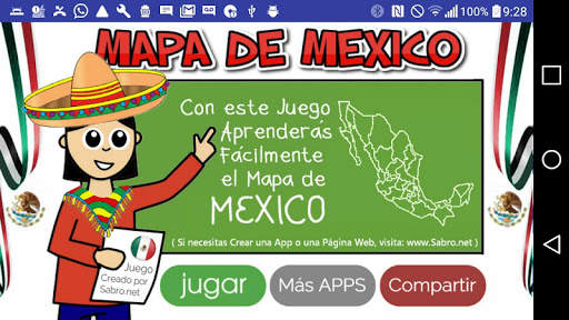 Mapa de Mexico Juego screenshot 1