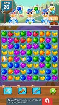 Candy and Fruits Juice Smach - Best Match 3 Game screenshot 16