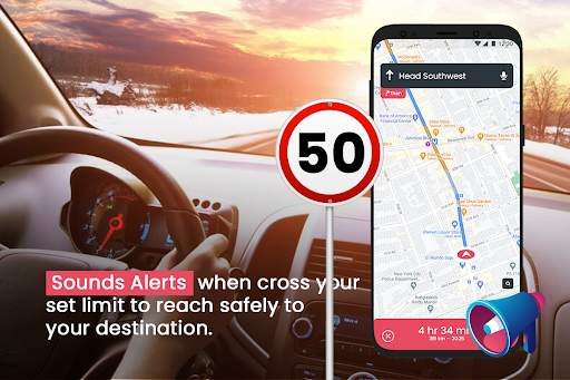Speed Camera Detector US - Radar & Head-Up Display screenshot 1