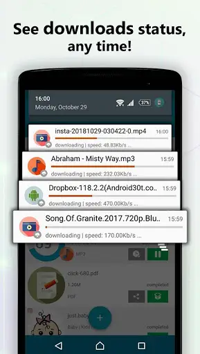 Downloader - Fast & Free Download Manager स्क्रीनशॉट 3