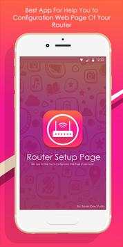 Router Setup Page screenshot 1