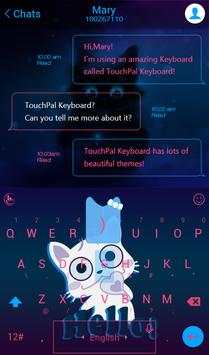TouchPal Yogurt Blue Theme screenshot 2