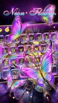 Neon Butterfly keyboard screenshot 2