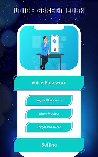Voice Screen Lock App Android screenshot 1