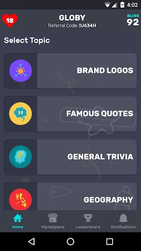 Kweez screenshot 1