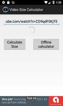 Youtube Video Size Calculator screenshot 4